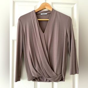 MMLaFleur Deneuve 4.0 Top in Rain Cloud, size XS